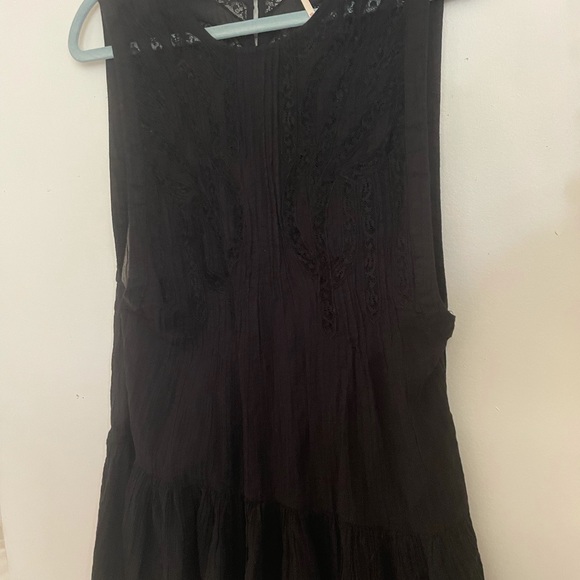 Free People Black Lace Imaginary Tunic - Picture 9 of 10